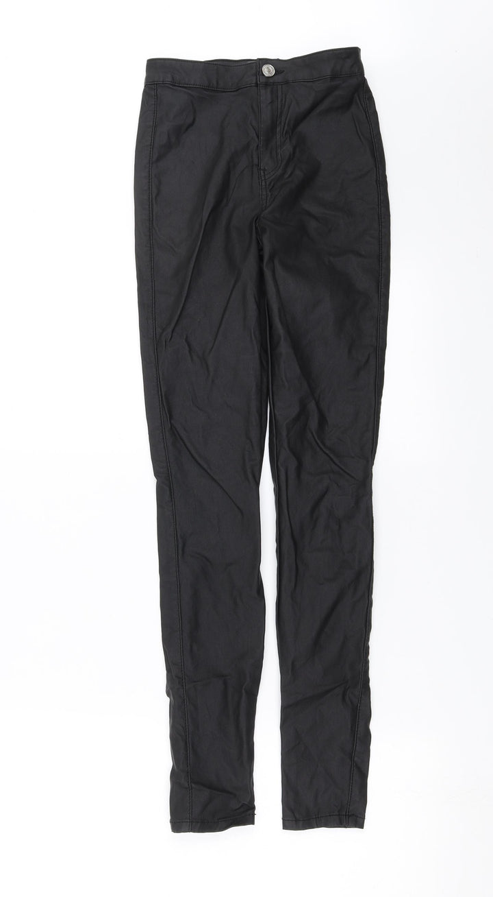 Missguided Womens Black Trousers Size 8 L28 in
