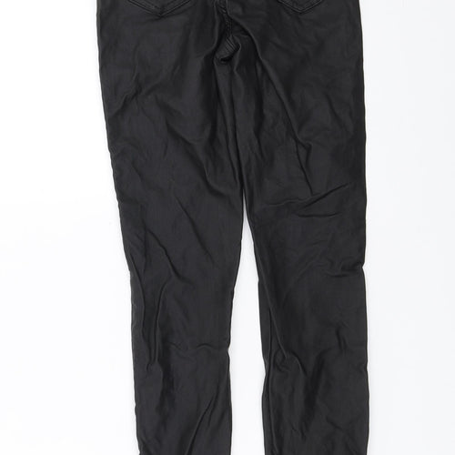 Missguided Womens Black   Trousers  Size 8 L28 in