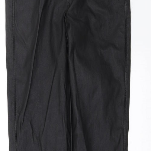 Missguided Womens Black   Trousers  Size 8 L28 in