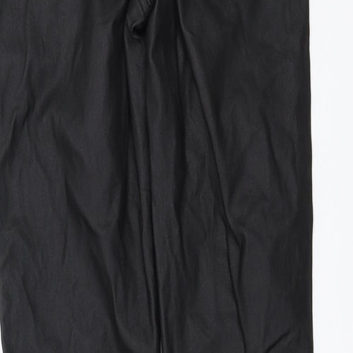 Missguided Womens Black   Trousers  Size 8 L28 in