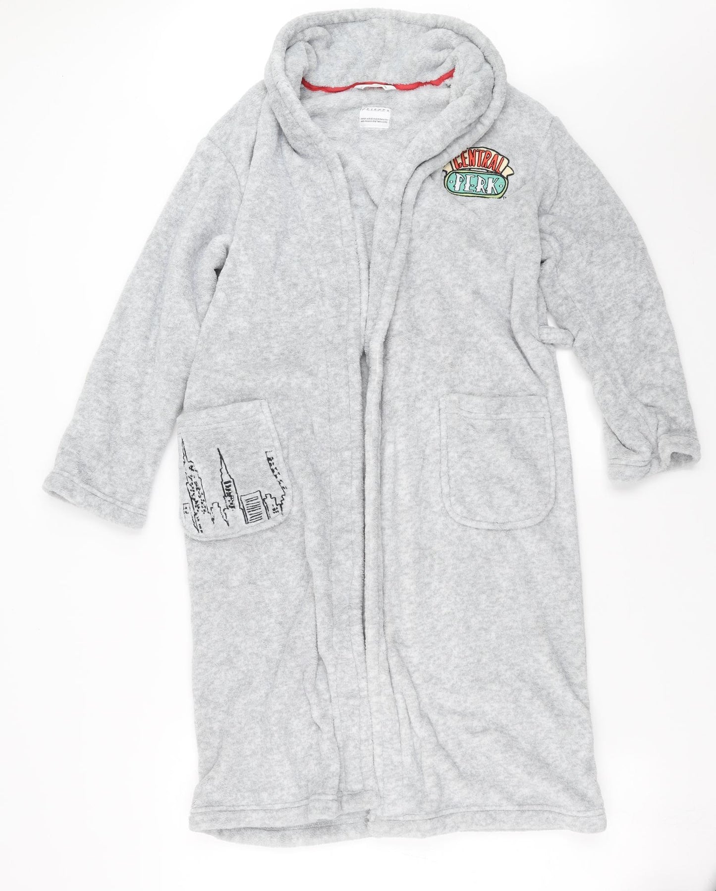 Marks and Spencer Girls Grey Solid  Top Robe Size 13-14 Years  - friends