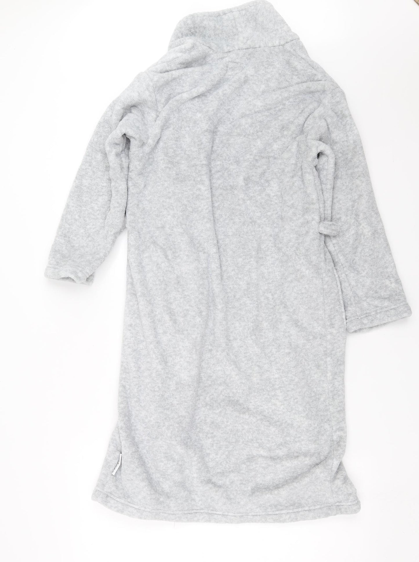 Marks and Spencer Girls Grey Solid  Top Robe Size 13-14 Years  - friends
