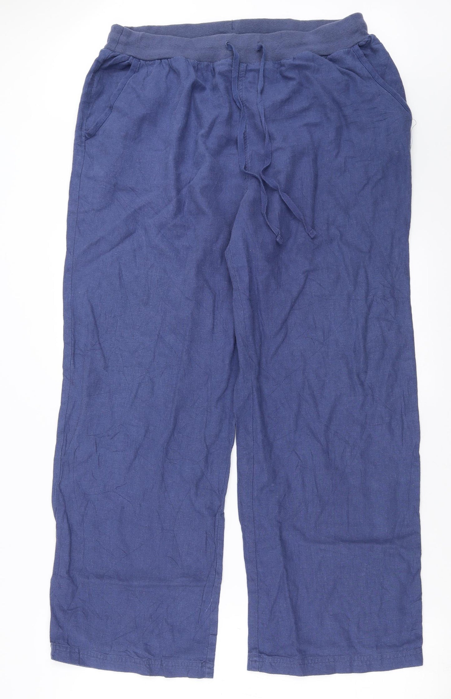 Yours Womens Blue   Trousers  Size 18 L28 in