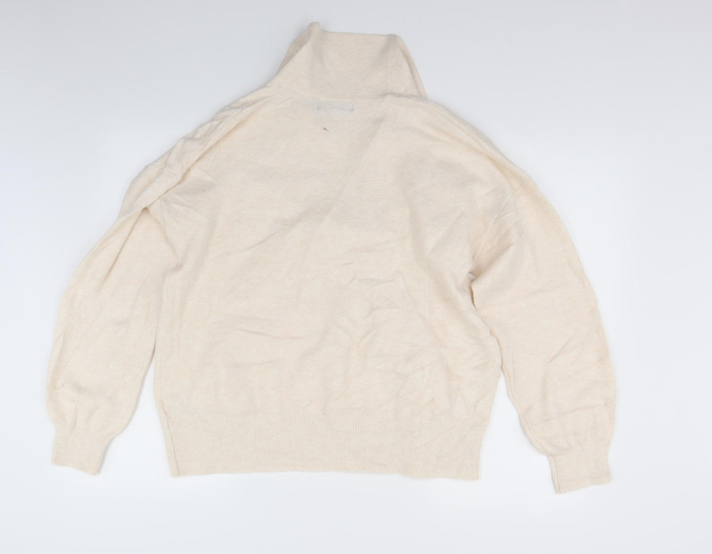Marks and Spencer Womens Ivory  Knit Pullover Jumper Size M