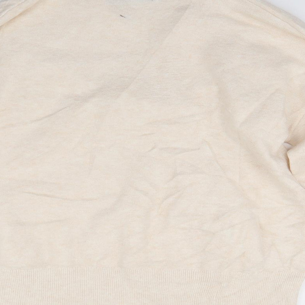 Marks and Spencer Womens Ivory  Knit Pullover Jumper Size M