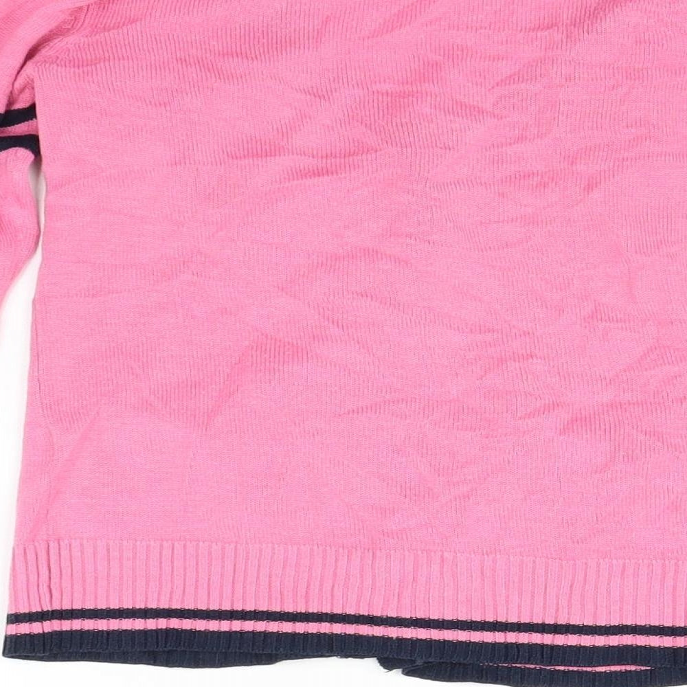 Girl 2 Girl Girls Pink   Cardigan Jumper Size 3-4 Years