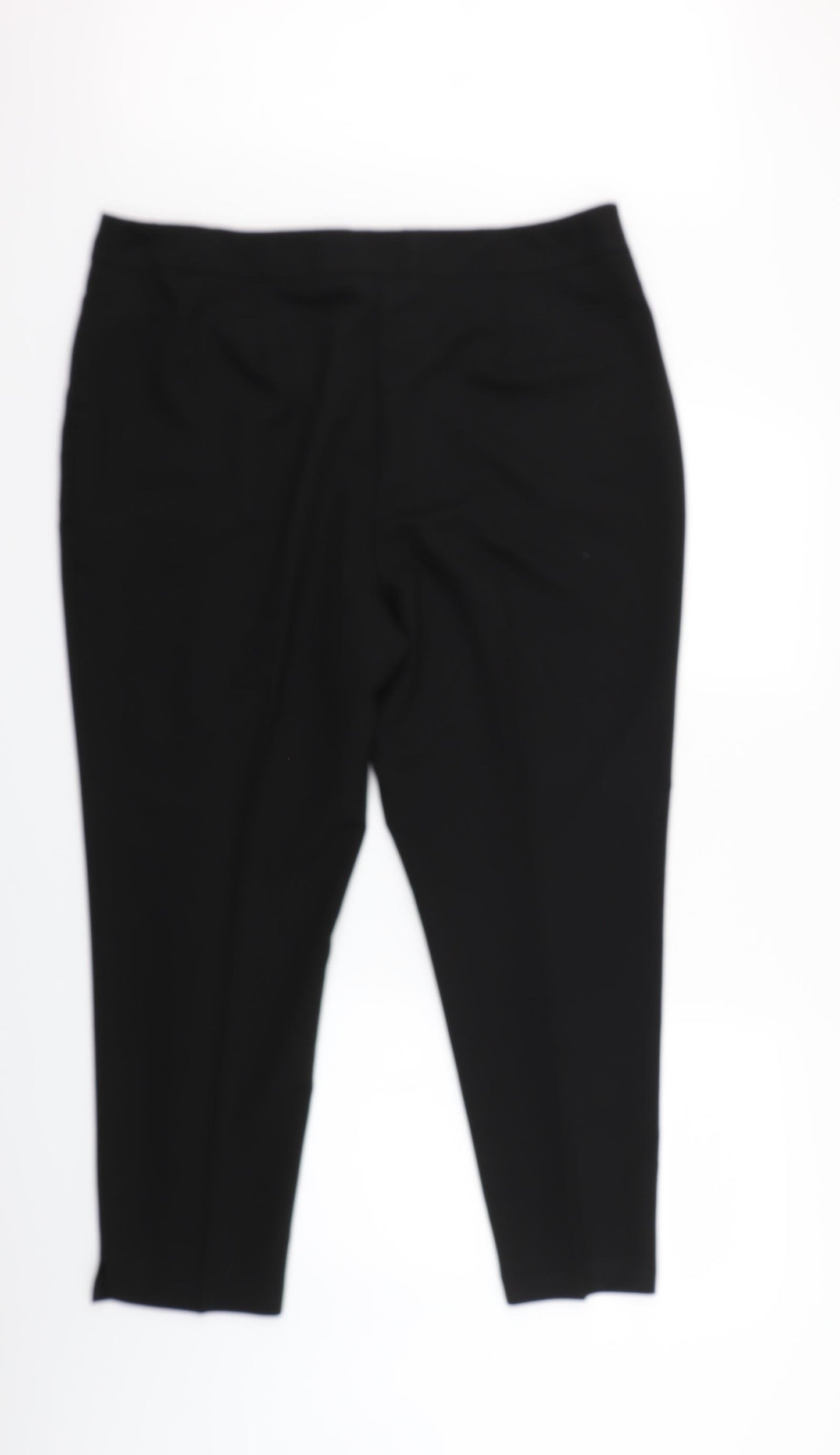 F&F Womens Black   Trousers  Size 18 L25 in