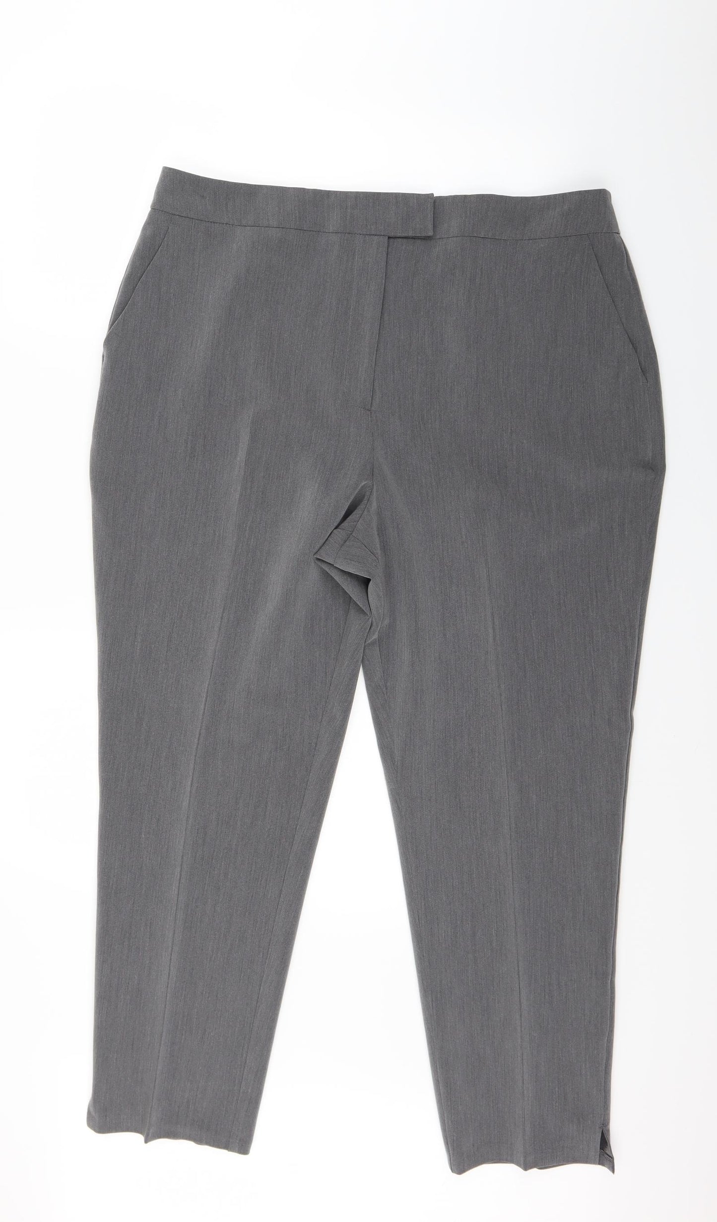 F&F Womens Grey   Trousers  Size 18 L26 in