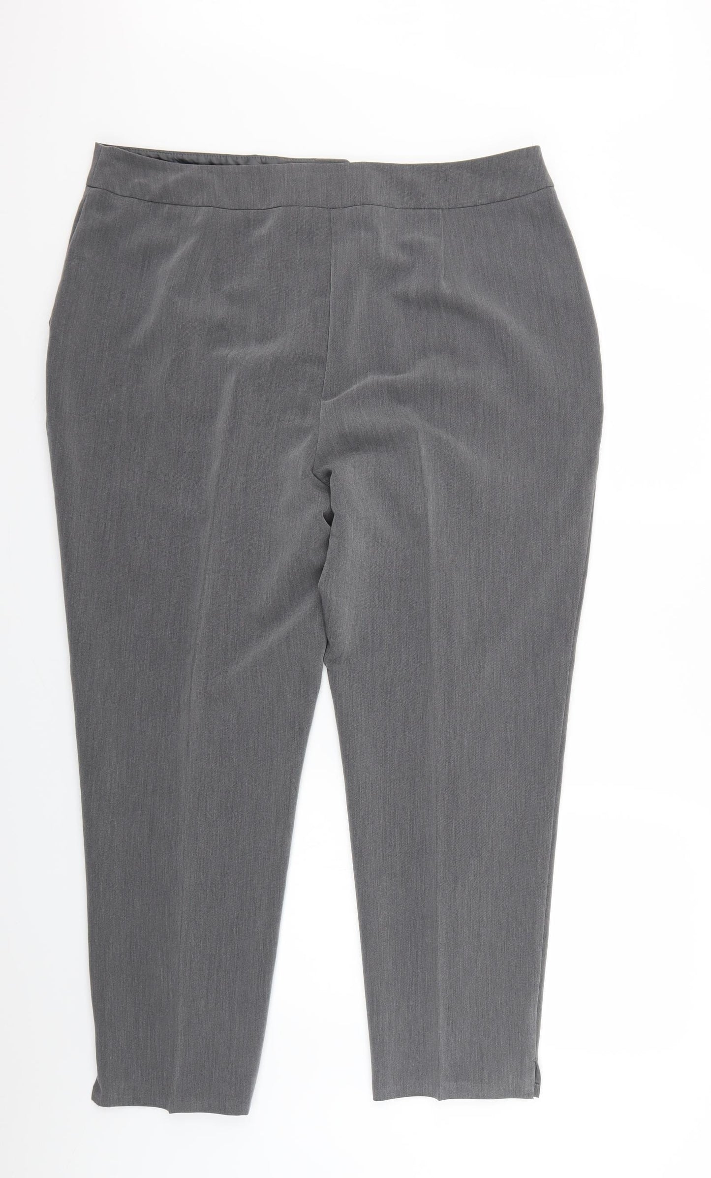 F&F Womens Grey   Trousers  Size 18 L26 in