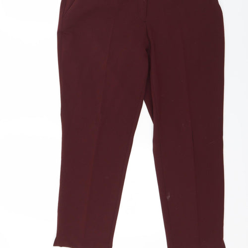 Dorothy Perkins Womens Red   Capri Trousers Size 8 L22 in