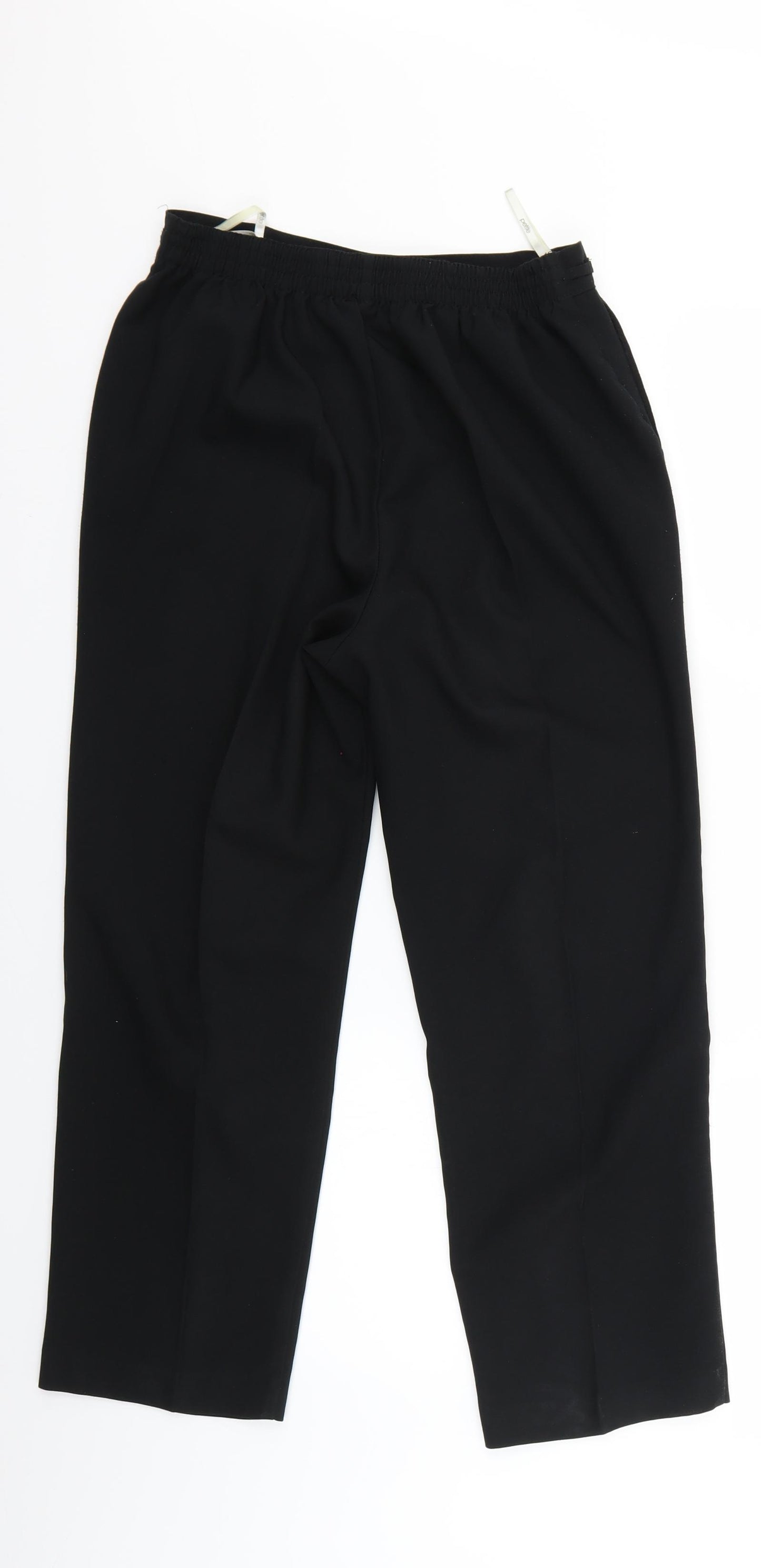 BHS Womens Black   Capri Trousers Size 10 L22 in