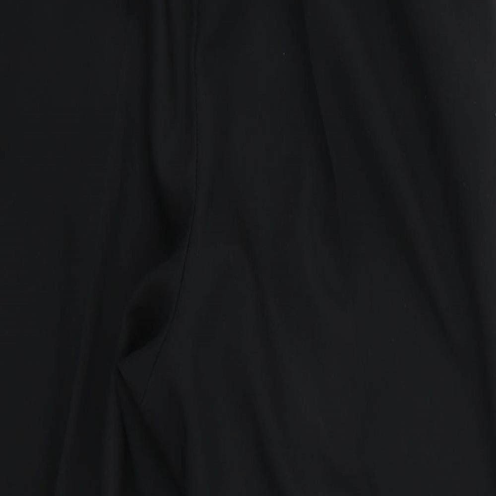 BHS Womens Black   Capri Trousers Size 10 L22 in