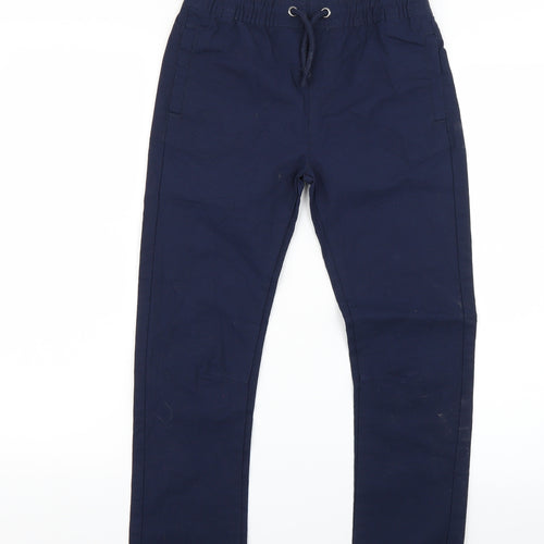 Marks and Spencer Girls Blue   Jogger Trousers Size 9 Years