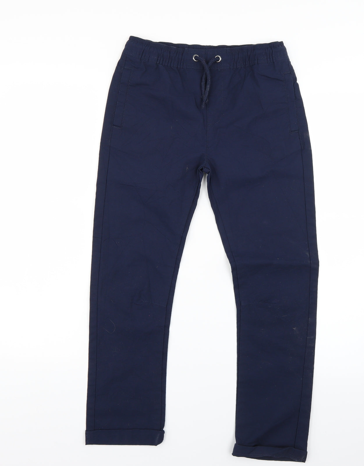 Marks and Spencer Girls Blue   Jogger Trousers Size 9 Years
