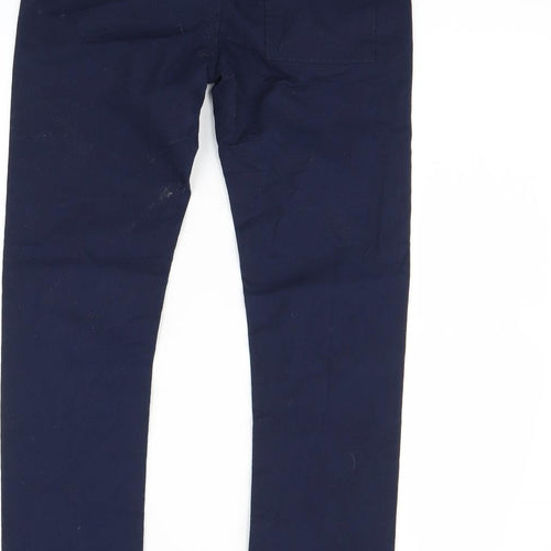 Marks and Spencer Girls Blue   Jogger Trousers Size 9 Years