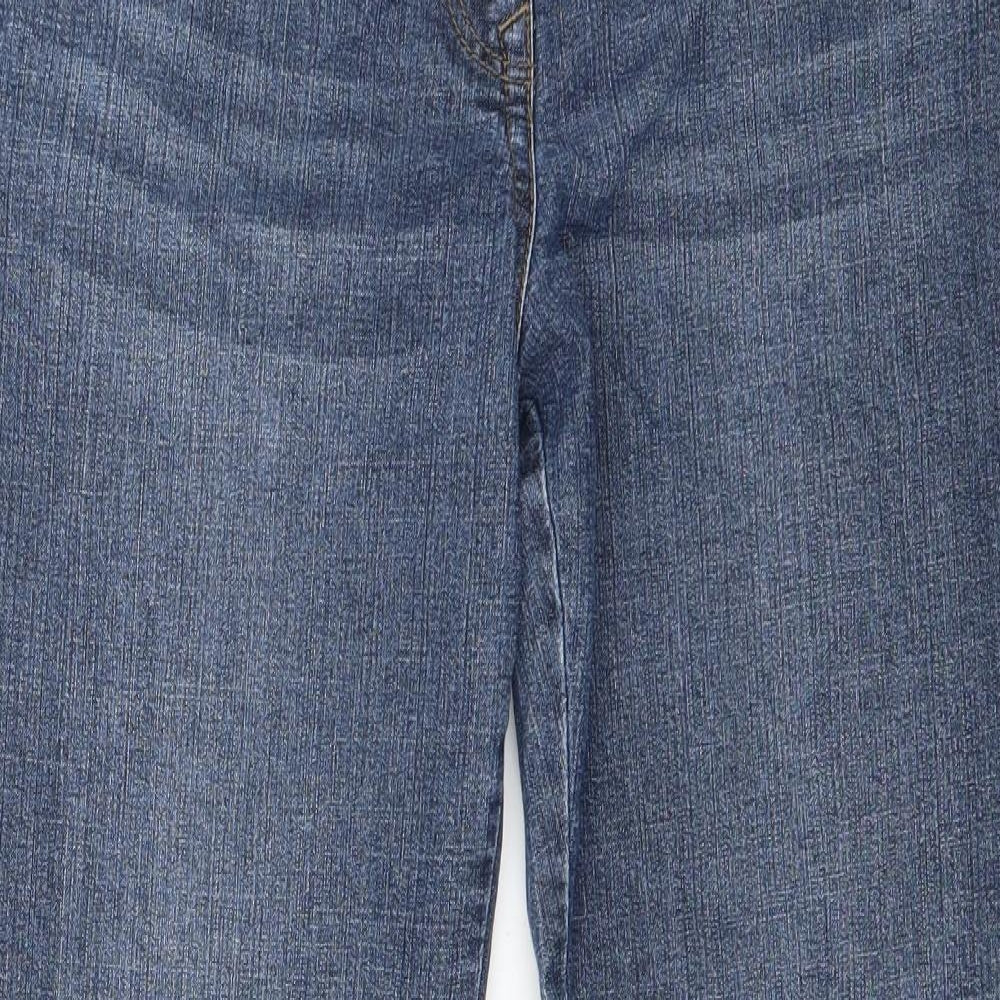 John Roca Womens Blue  Denim Bootcut Jeans Size 12 L28 in