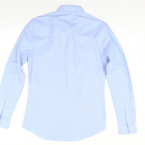 Topman Mens Blue    Button-Up Size S
