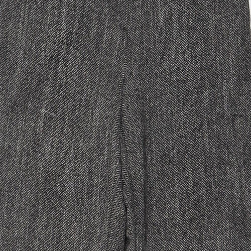 NEXT Womens Grey  Knit Trousers  Size 8 L28 in