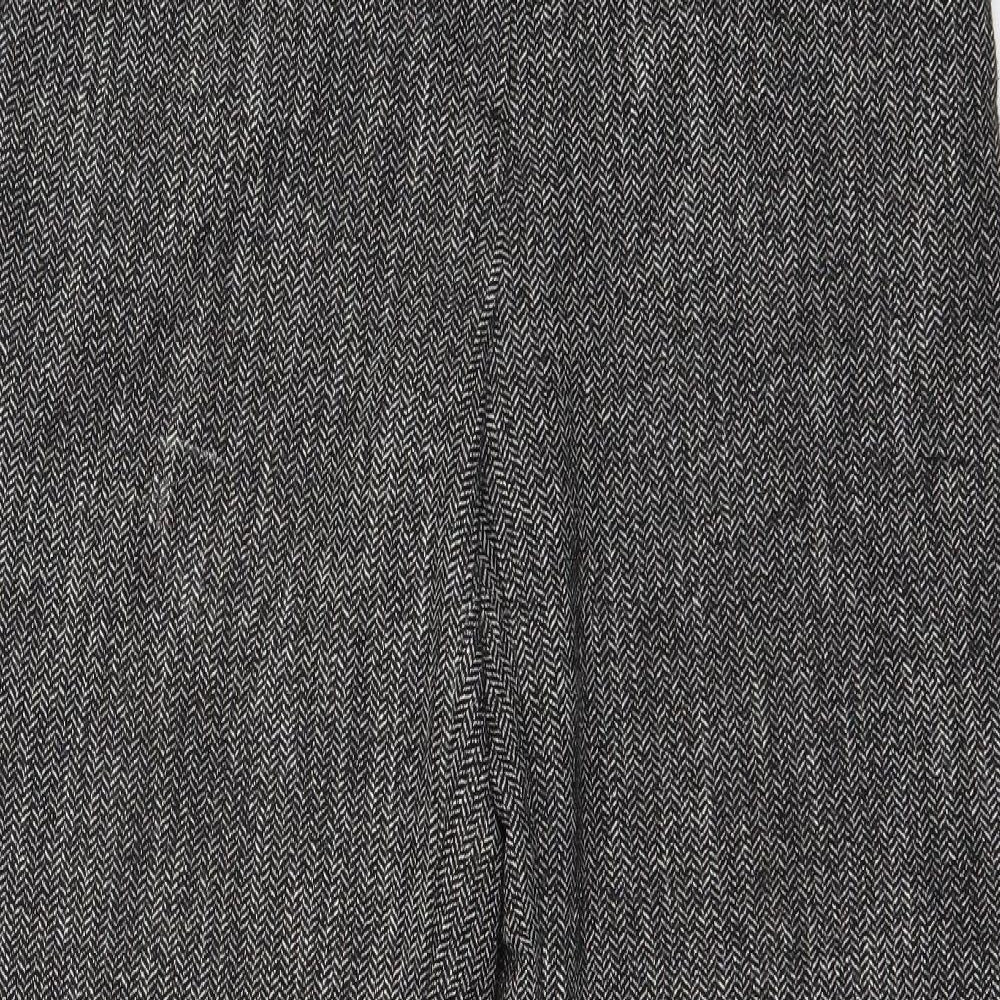 NEXT Womens Grey  Knit Trousers  Size 8 L28 in