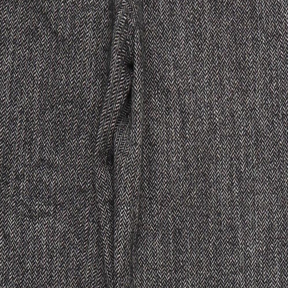 NEXT Womens Grey  Knit Trousers  Size 8 L28 in