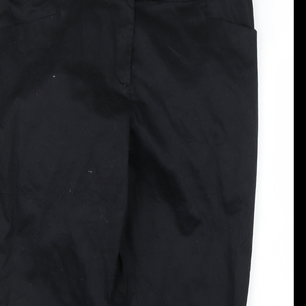 TU Womens Black   Capri Trousers Size 18 L23 in
