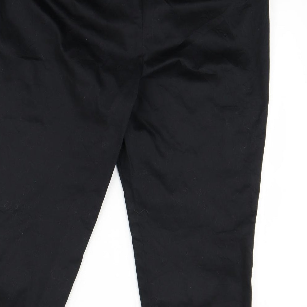 TU Womens Black   Capri Trousers Size 18 L23 in