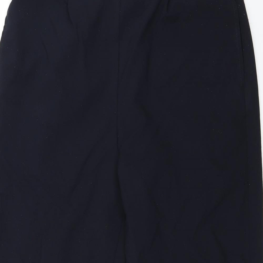 BM Womens Blue   Cropped Trousers Size 14 L23 in
