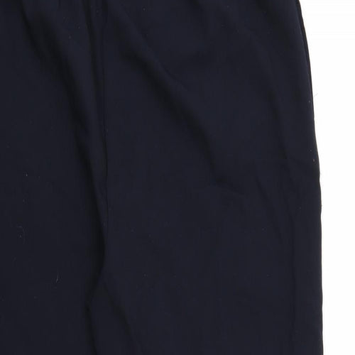BM Womens Blue   Cropped Trousers Size 14 L23 in