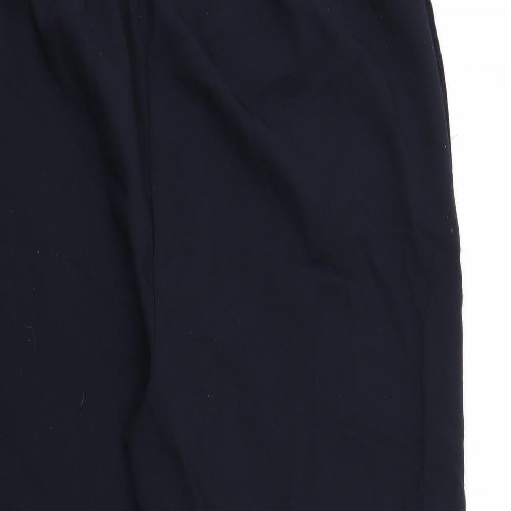 BM Womens Blue   Cropped Trousers Size 14 L23 in