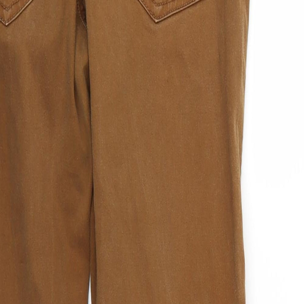 NEXT Womens Brown  Denim Skinny Jeans Size 12 L26 in