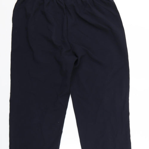 BM Womens Blue   Cropped Trousers Size 14 L23 in