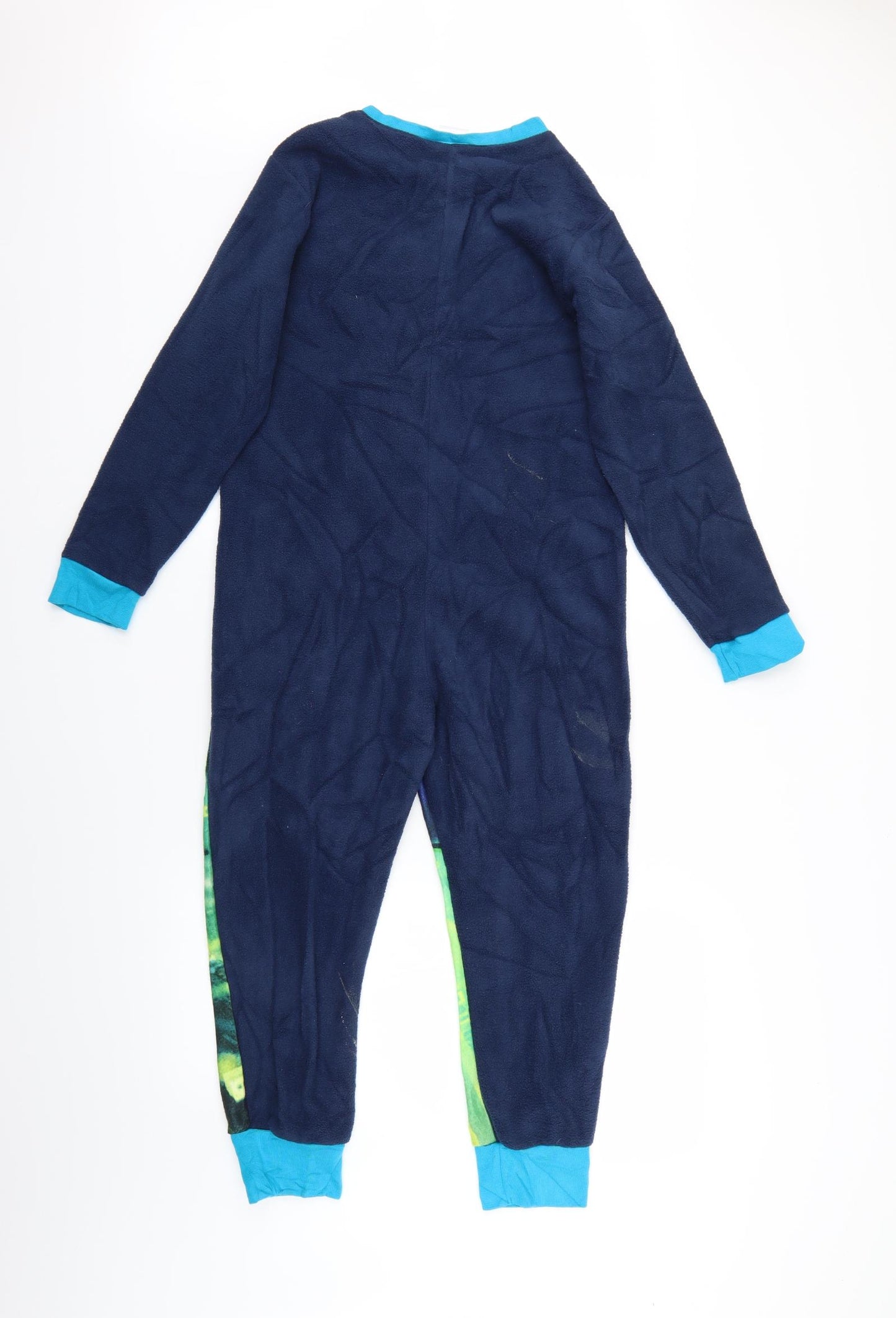 Marvel Boys Blue Solid Fleece  Bodysuit Size 9-10 Years  - Spiderman