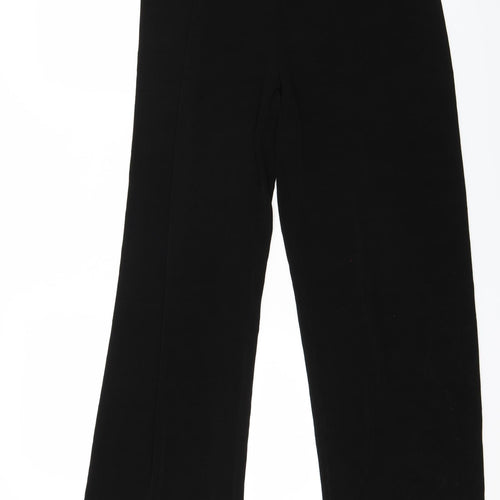 Stephan Womens Black   Trousers  Size L L25 in