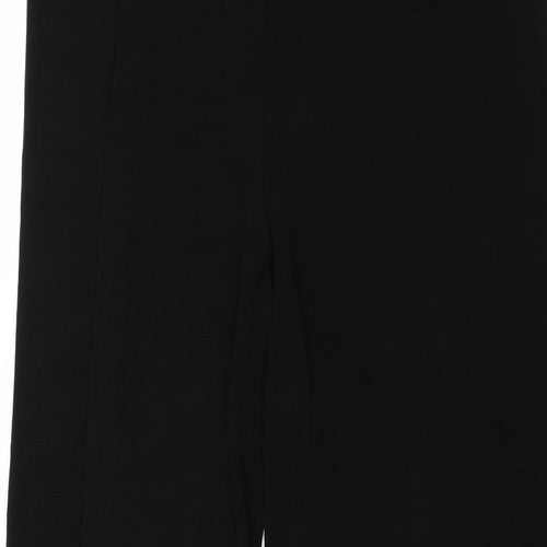 Stephan Womens Black   Trousers  Size L L25 in