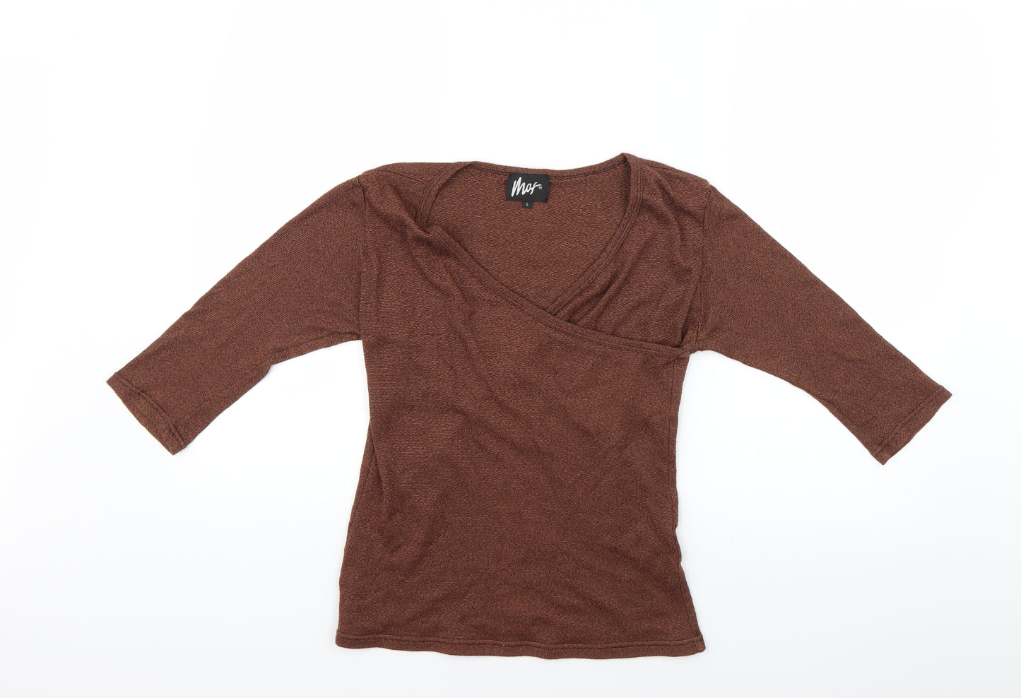 Maf Womens Brown   Pullover Sweatshirt Size S
