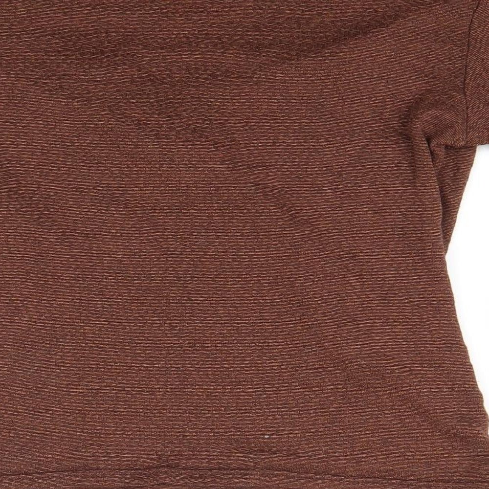 Maf Womens Brown   Pullover Sweatshirt Size S