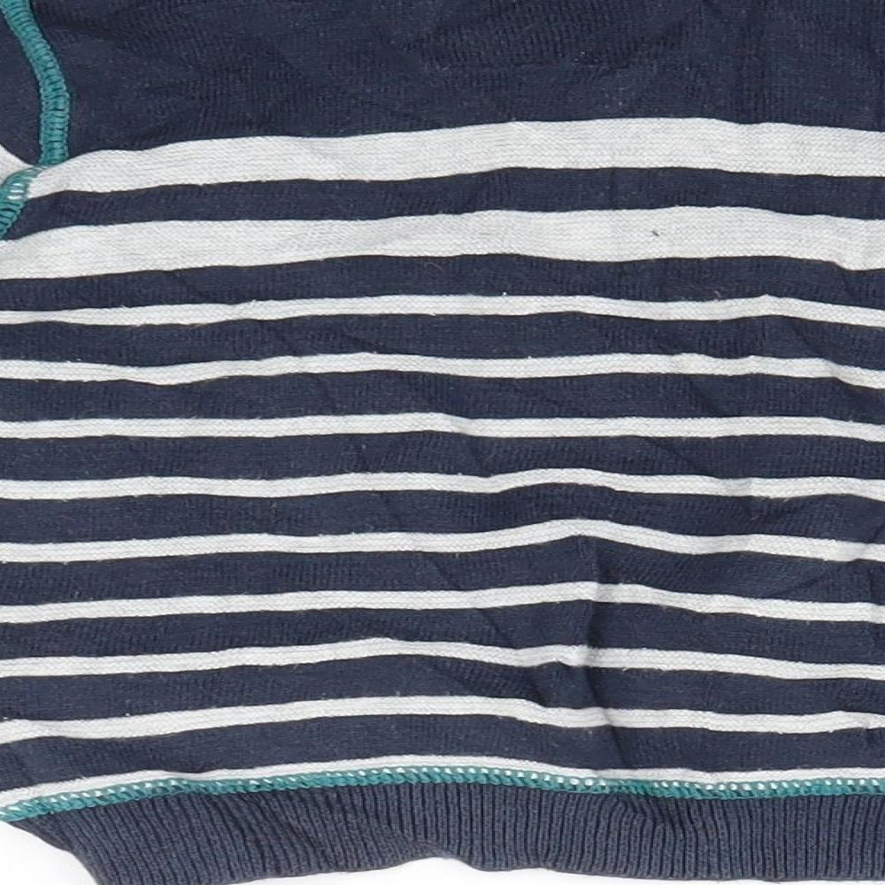 Primark Boys Blue Striped  Pullover Jumper Size 2-3 Years