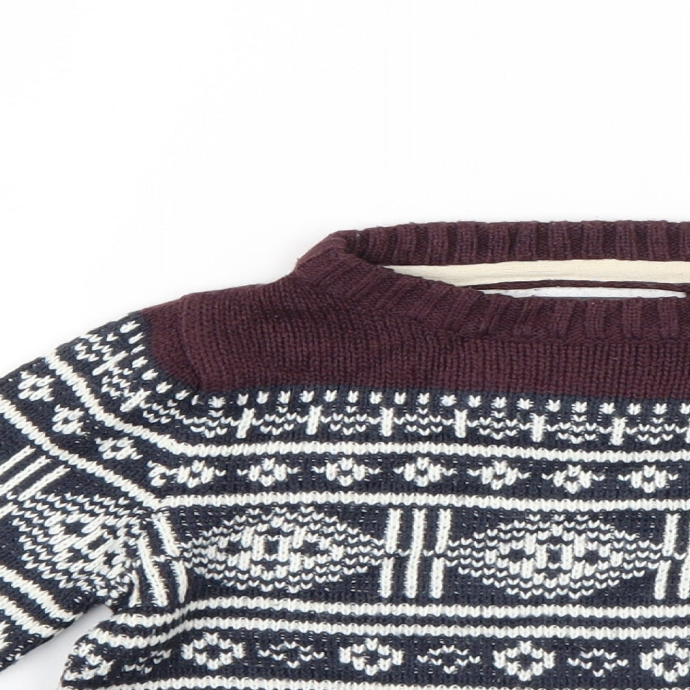 Soulstar Boys Blue  Knit Pullover Jumper Size 2 Years