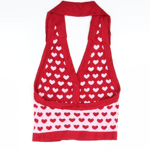 Preworn Womens Red   Shrug Jumper Size S