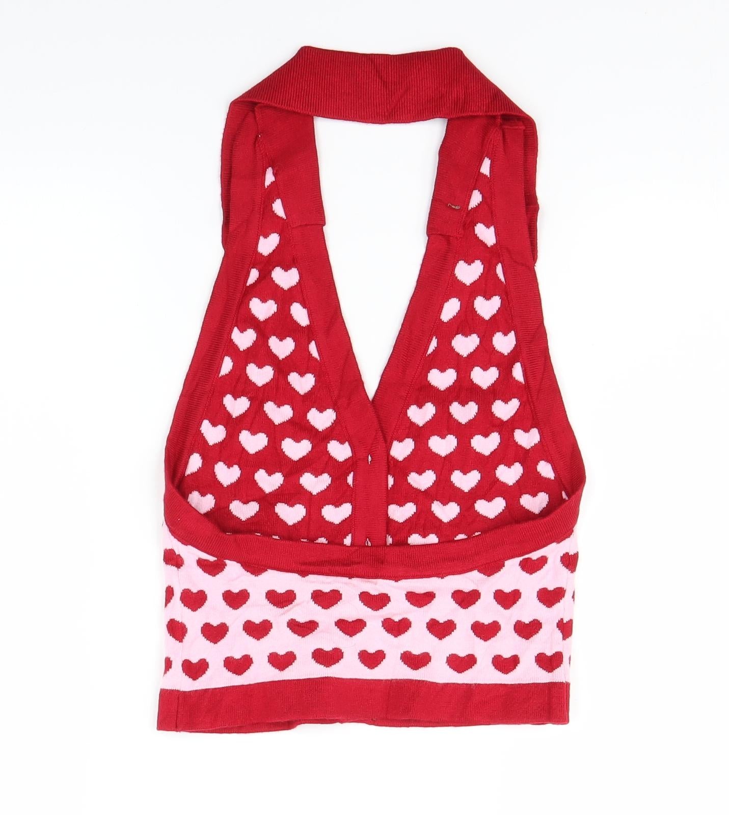 Preworn Womens Red   Shrug Jumper Size S