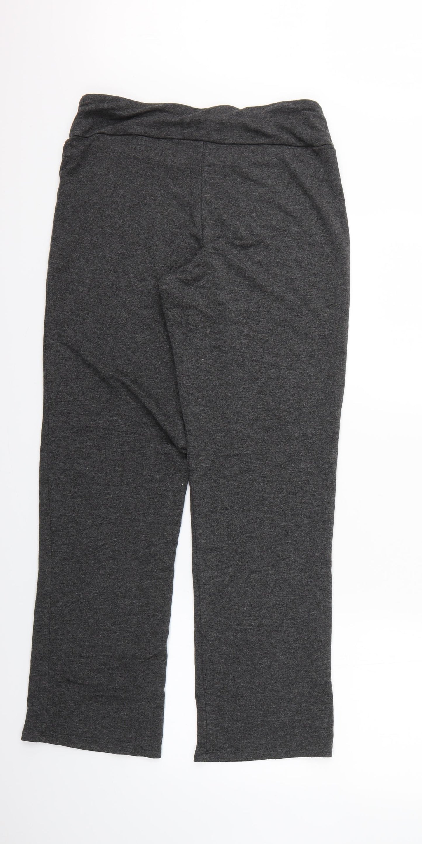 Nutmeg Womens Grey   Jogger Trousers Size 12 L27 in