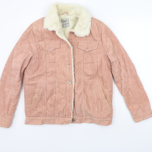 deniem co Womens Pink   Jacket Coat Size 10