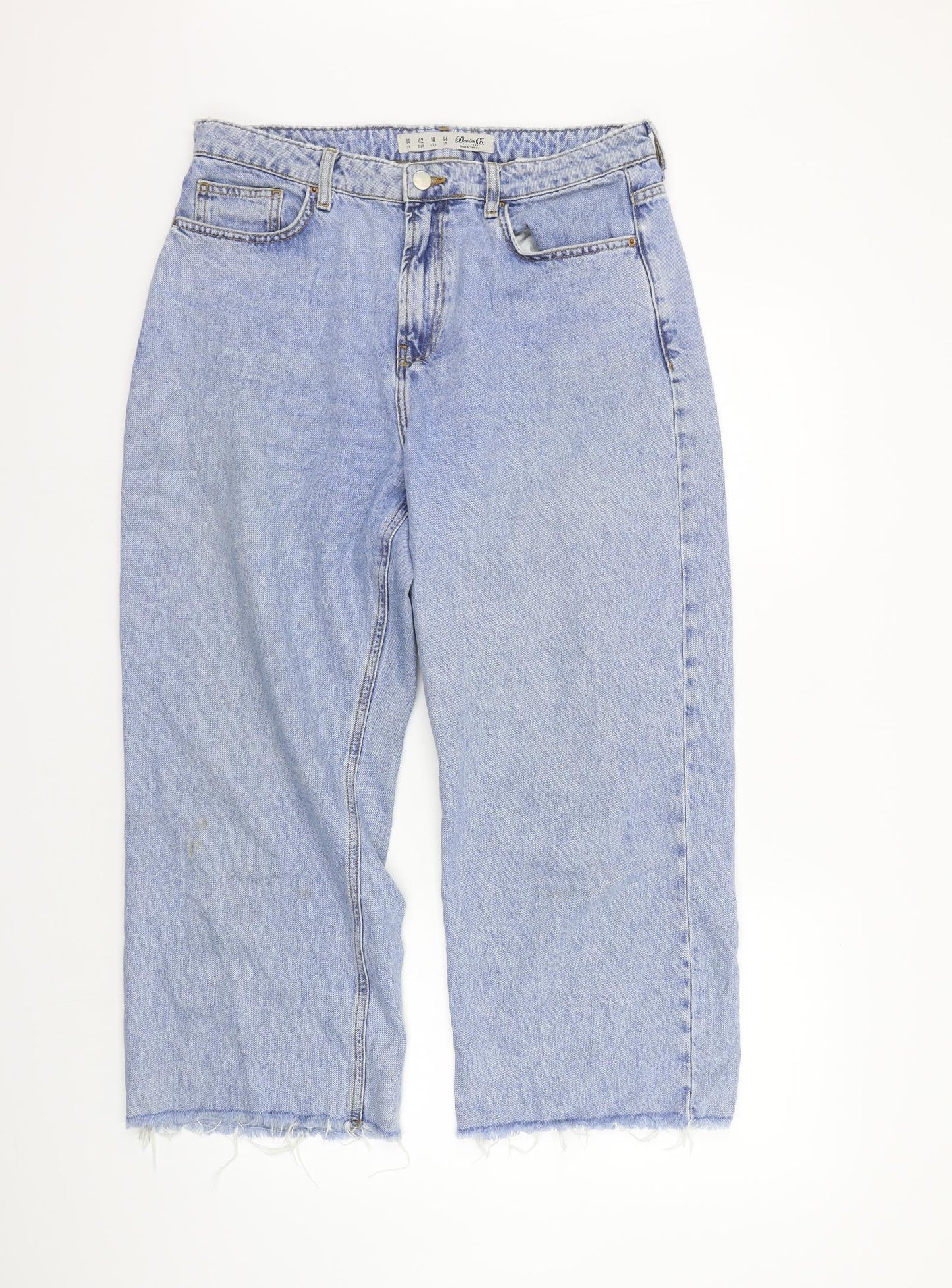 deniem co Womens Blue   Straight Jeans Size 14 L25 in - washable mark