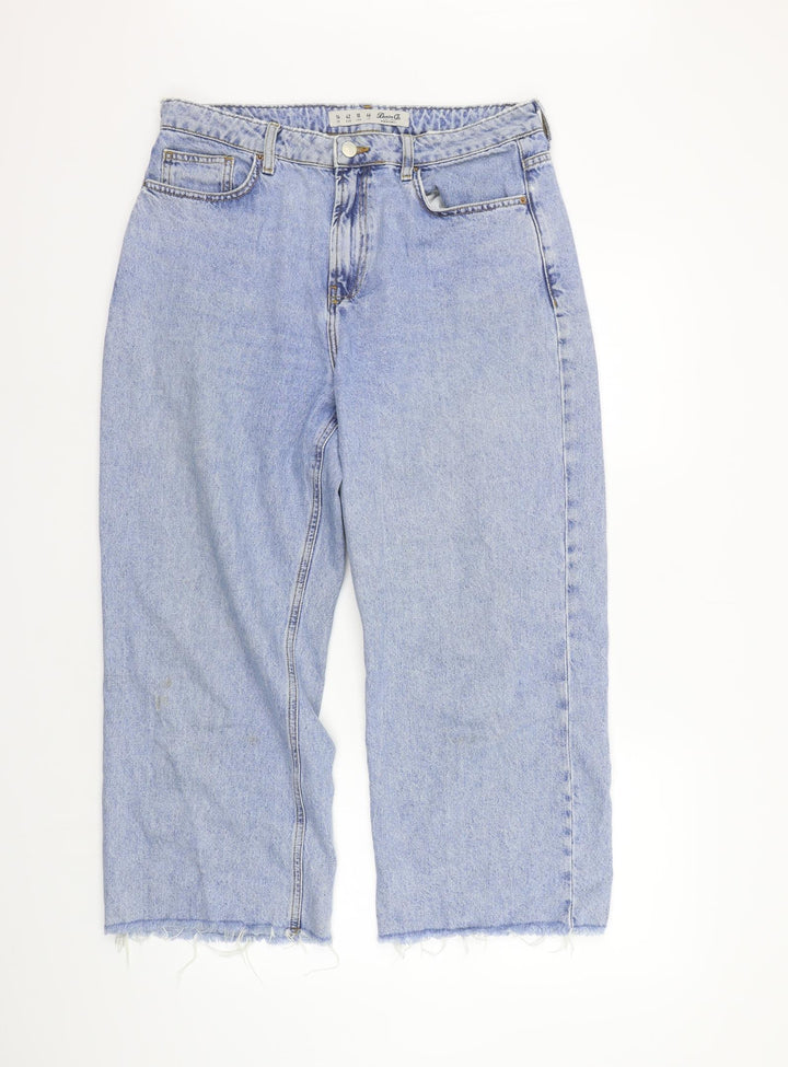 deniem co Womens Blue   Straight Jeans Size 14 L25 in - washable mark