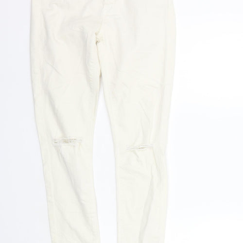 Topshop Womens Beige   Trousers  Size 28 in L30 in