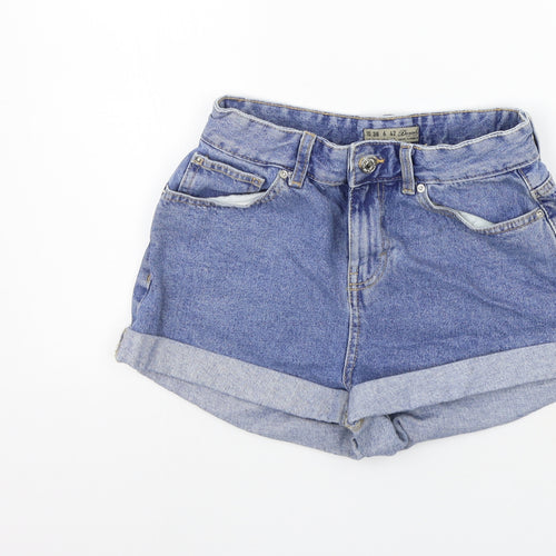 deniem co Womens Blue   Cut-Off Shorts Size 10