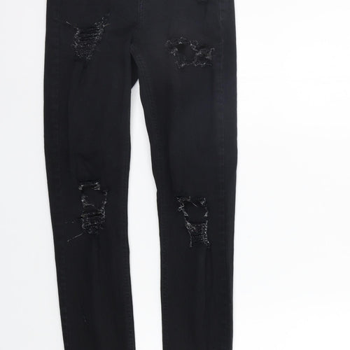 Topshop Womens Black   Skinny Jeans Size 26 in L32 in