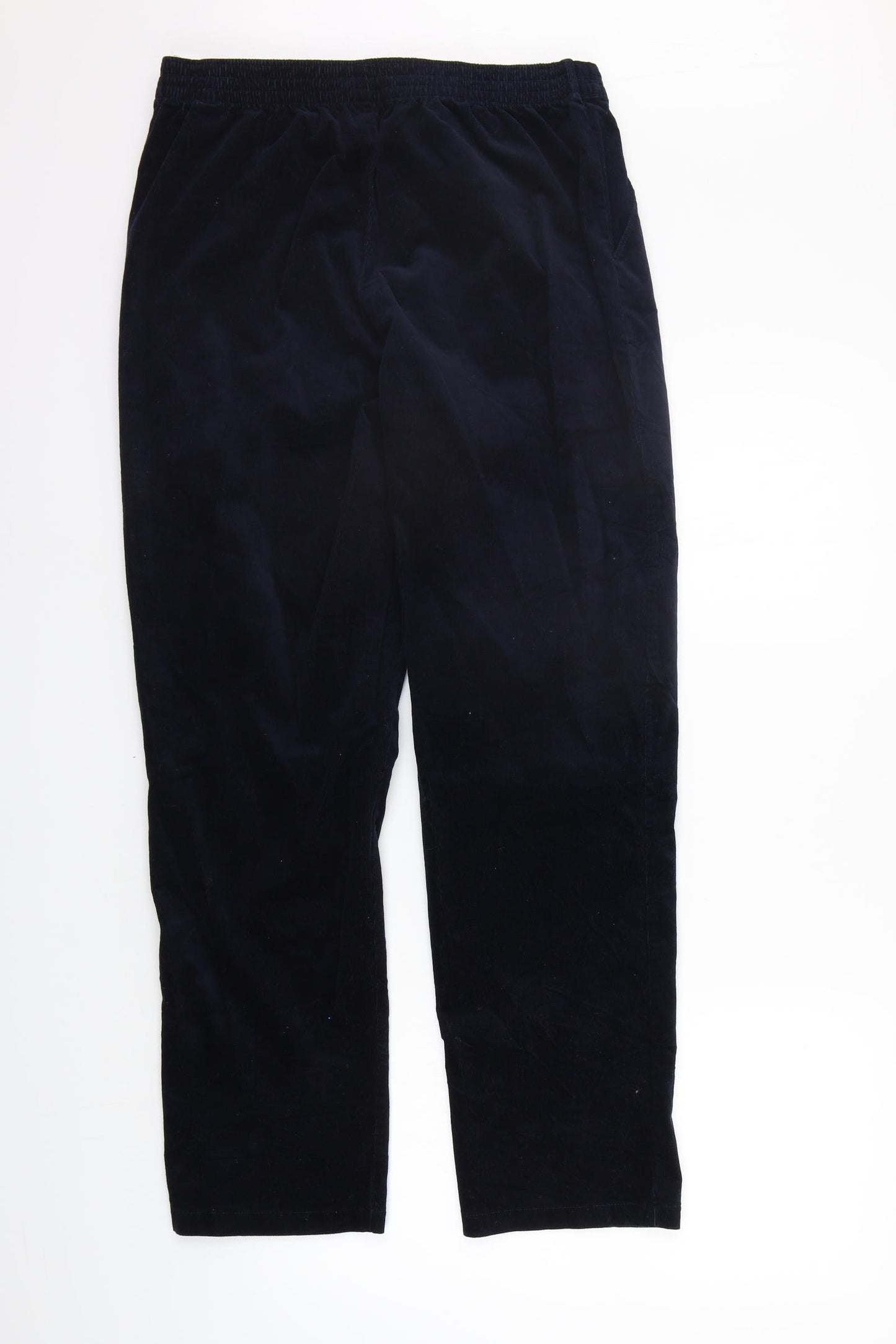 Marks and Spencer Womens Black   Trousers  Size 14 L27 in - Elastic Waist Band