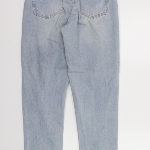 Missguided Womens Blue   Straight Jeans Size 8 L28 in