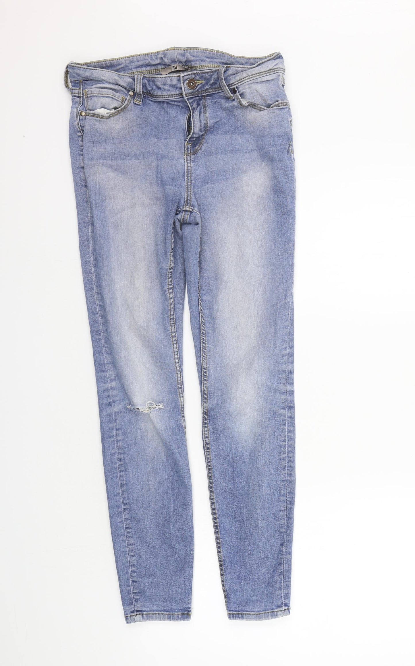 TU Womens Blue   Straight Jeans Size 12 L27 in